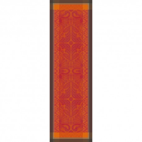 Chemin de table antitache Grace Flamboyant, Garnier-Thiébaut