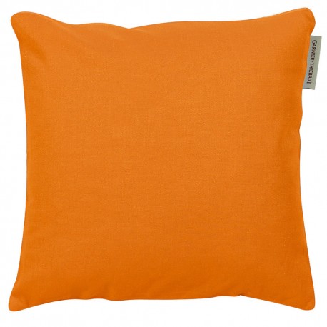 Housse de coussin unie Confettis Capucine, Garnier-Thiébaut 