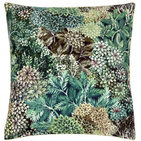 Madhya Azur Taie carrée satin de coton, Designers Guild