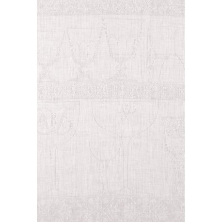 Torchons de cuisine pur lin Cristal Blanc, Le Jacquard Français
