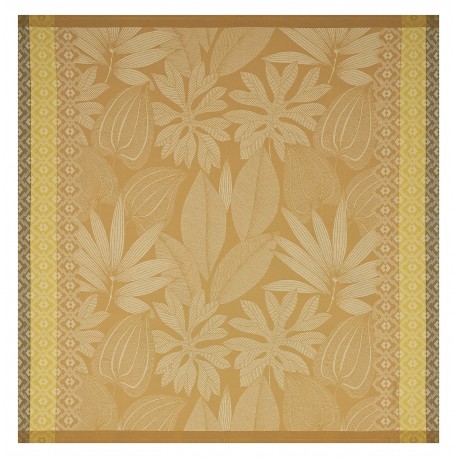 Petit Carré déco Nature Sauvage Panthère, Le Jacquard Français