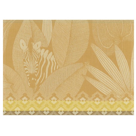 Set de table design Nature Sauvage Panthère, Le Jacquard Français 