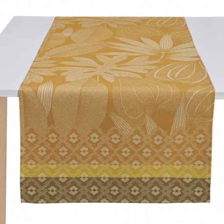 Chemin de table Nature Sauvage Panthère, Le Jacquard Français