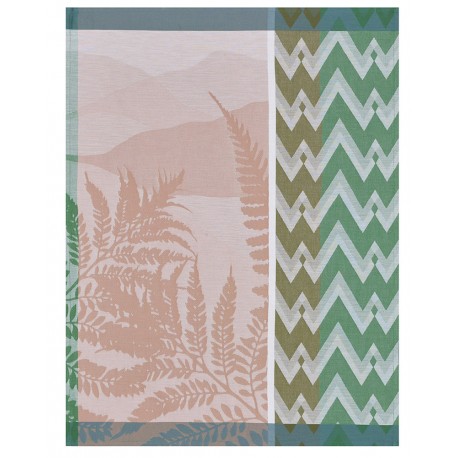 Torchon de cuisine La Vie en Vosges Fougère, Le Jacquard Français