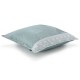 Housse de coussin carrée Symphonie Baroque Fumée, Le Jacquard Français