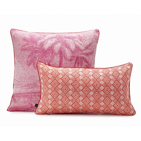 Housses de coussin pur lin Croisière sur le Nil Désert, Le Jacquard Français