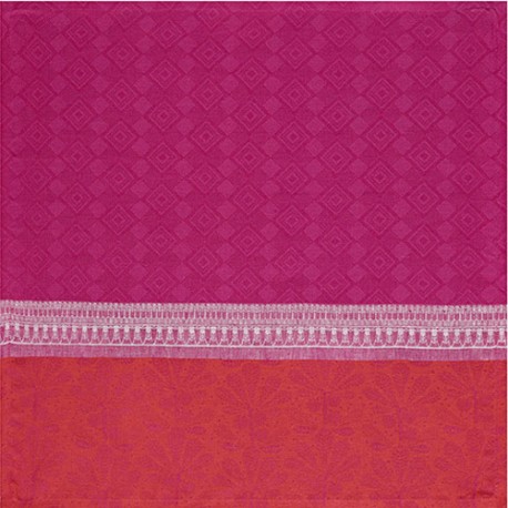 Serviettes de table pur lin Croisière sur le Nil Orchidée, Le Jacquard Français