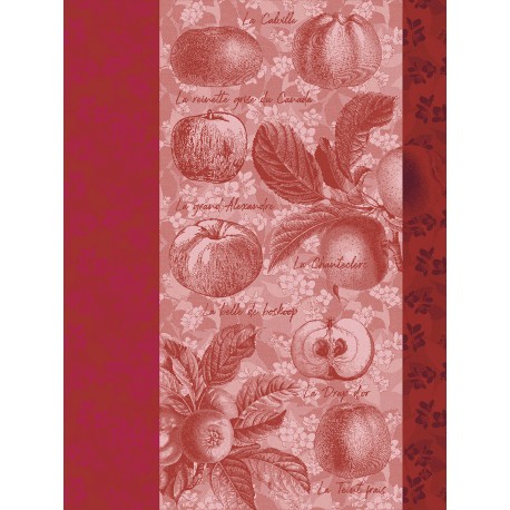 Torchon de cuisine Pommes à croquer Reinette, Le Jacquard Français