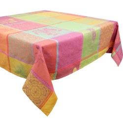 Nappe enduite sur mesure Mille Tutti Frutti Smoothie, laize 180cm, Garnier-Thiébaut