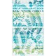 Drap de plage coton 420g/m² Sous la mer Aqua, Garnier-Thiébaut