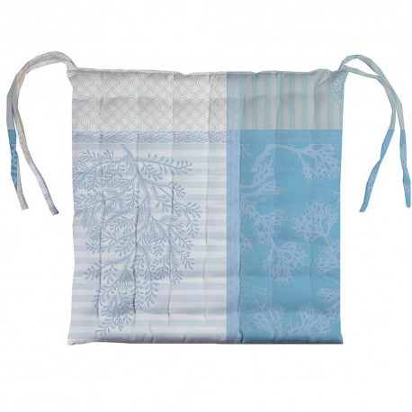 Galettes de chaise Mille Océans Ecume, Garnier-Thiébaut 