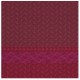 Serviettes de table Caractère Carmin en 180 cm, Le Jacquard Français