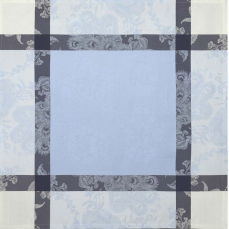 Petit Carré déco À La Française Eau, Le Jacquard Français