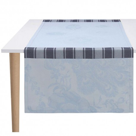 Chemin de table À La Française Eau, Le Jacquard Français