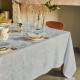 Tissu nappe sur mesure antitache coton/lin Mille Giverny Opale, laize 180cm Garnier-Thiébaut