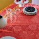 Nappe enduite sur mesure Mille Roses festives Sangria, Garnier-Thiébaut