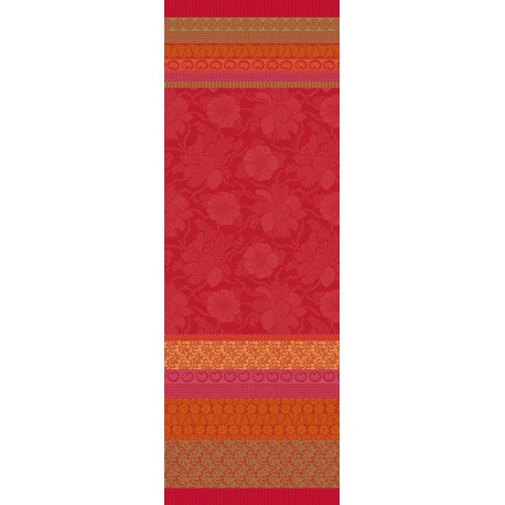 Chemin de table Mille Roses festives sangria, Garnier-Thiébaut