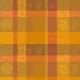Nappe enduite sur mesure Mille Bois d'Automne Potiron laize 180cm, Garnier-Thiébaut