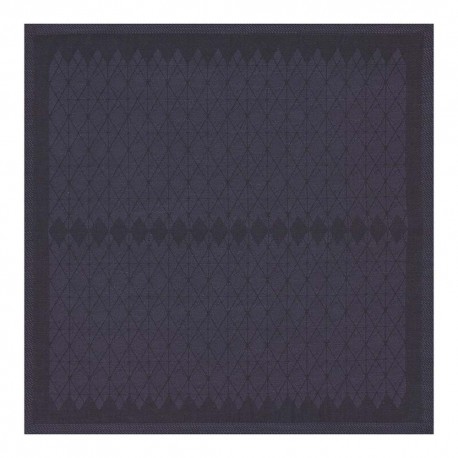 Serviettes de table coton et lin Club Prusse, Le Jacquard Français