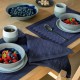 Set de table antitache coton et lin Club Satin Prusse, Le Jacquard Français