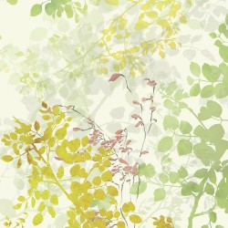 Serviettes de table métis lin et coton lavé Canopée Blanc, Garnier-Thiébaut