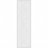 Chemin de table pur coton antitache Grace Perle, Garnier-Thiébaut