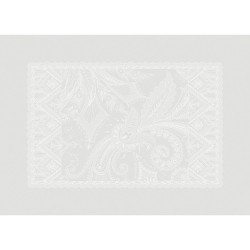 Sets de table pur coton antitache Grace Perle, Garnier-Thiébaut