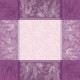 Nappe pur coton antitache Glycines Parme, Garnier-Thiébaut