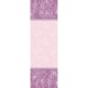 Chemin de table pur coton antitache Glycines Parme, Garnier-Thiébaut