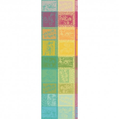 Chemin de table Mille Végétaux Arc-en-ciel, Garnier-Thiébaut