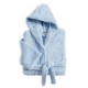 Peignoir de bain enfant à capuche Azur, Tradition des Vosges