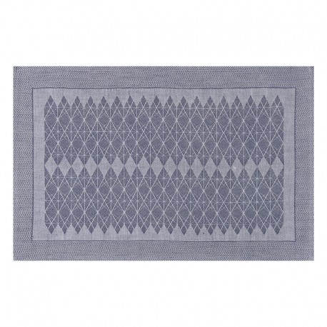 Set de table antitache coton et lin Club Ligne Denim, Le Jacquard Français