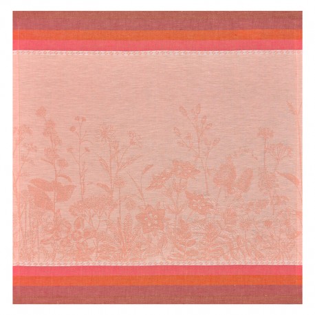 Serviettes de table pur lin Instant Bucolique Cosmos, Le Jacquard Français 