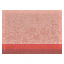 Set de table antitache pur lin Instant Bucolique Cosmos, Le Jacquard Français 