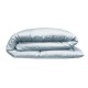  Housse de couette unie en satin de coton 120 fils/cm² Ava Glacier