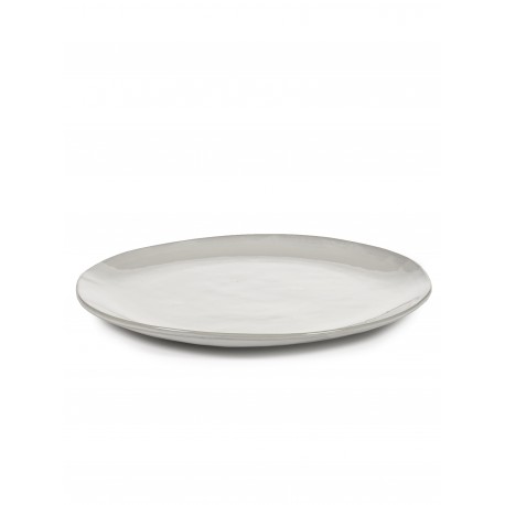 Assiette de présentation céramique 30.5cm Blanc cassé La Mère - Marie Michielssen Serax