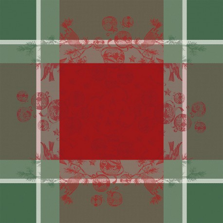 Serviettes de table Cadeaux de Noël Rouge, Garnier-Thiébaut