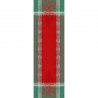 Chemin de table Cadeaux de Noël Rouge antitache, Garnier-Thiébaut