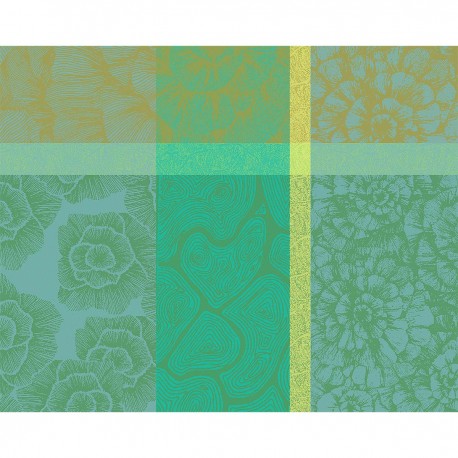 Set de table design Mille Pétales Chlorophylle, Garnier-Thiébaut