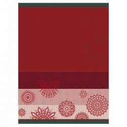 Torchon essuie-mains Lumières d'étoiles Rubis, Le Jacquard Français