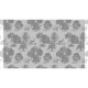 Tissu nappe au mètre Souveraine Argent pur lin laize 180cm, Le Jacquard Français