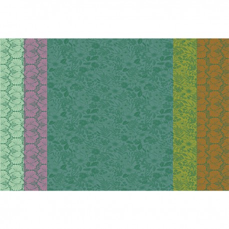 Tissu coton enduit Cottage Jardin en 180 cm, Le Jacquard Français