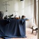 Nappes de table Slow Life Re-Use Ardoise, Le Jacquard Français