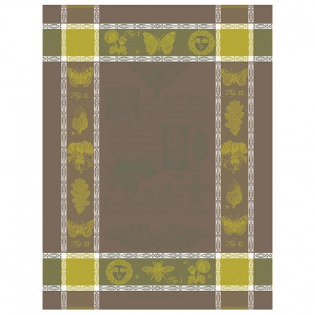 Torchons de cuisine Botanique Bergamote, Le Jacquard Français