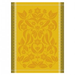 Torchons de cuisine Piments Jaune, Le Jacquard Français