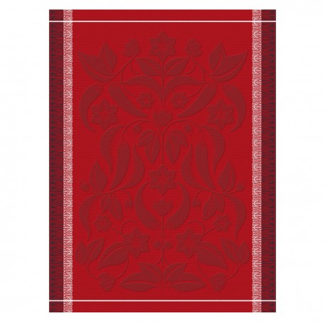 Torchons de cuisine Piments Rouge, Le Jacquard Français