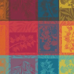 Serviettes de table Mille Végétaux Sunset, Garnier-Thiébaut 