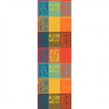 Chemin de table Mille Végétaux Sunset, Garnier-Thiébaut