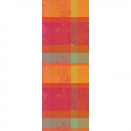 Chemin de table Mille Rainures Flamboyant, Garnier-Thiébaut