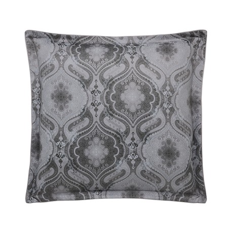 Shalimar Météore, Taie carrée en satin de coton Bio 120 fils/cm² - Alexandre Turpault